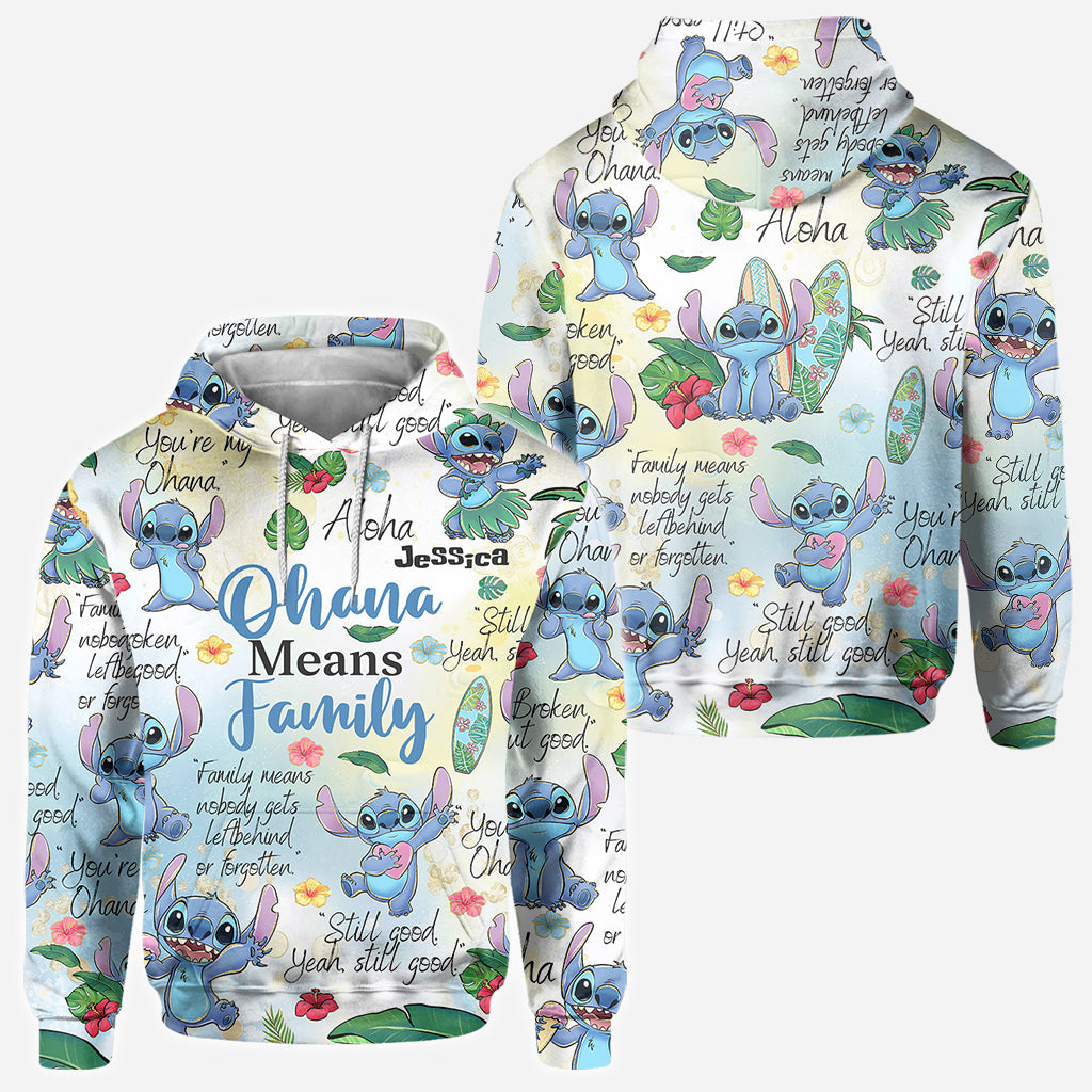 Personalized Ohana All Over Shirt Unique Family Gift All Over Shirt GradoCreations