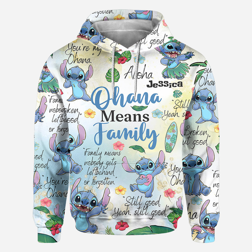 Personalized Ohana All Over Shirt Unique Family Gift All Over Shirt GradoCreations