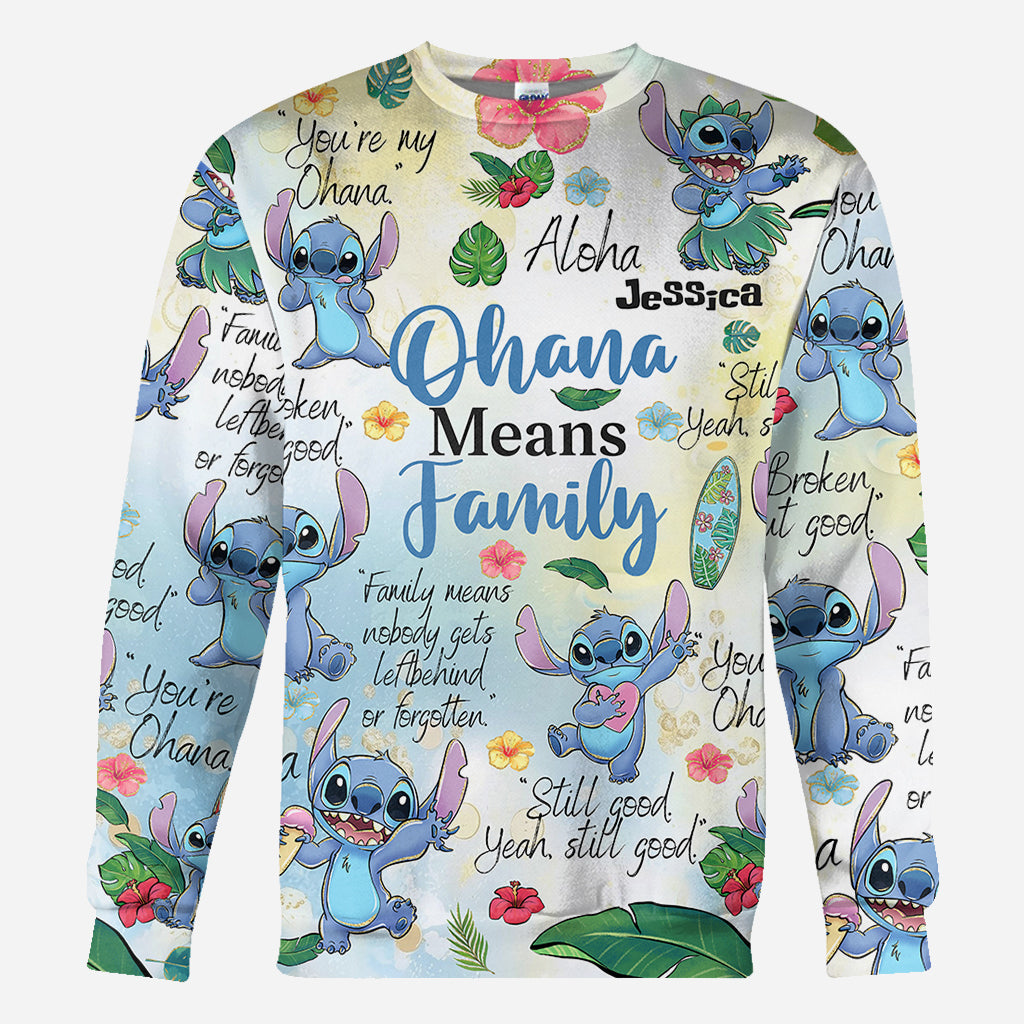 Personalized Ohana All Over Shirt Unique Family Gift All Over Shirt GradoCreations