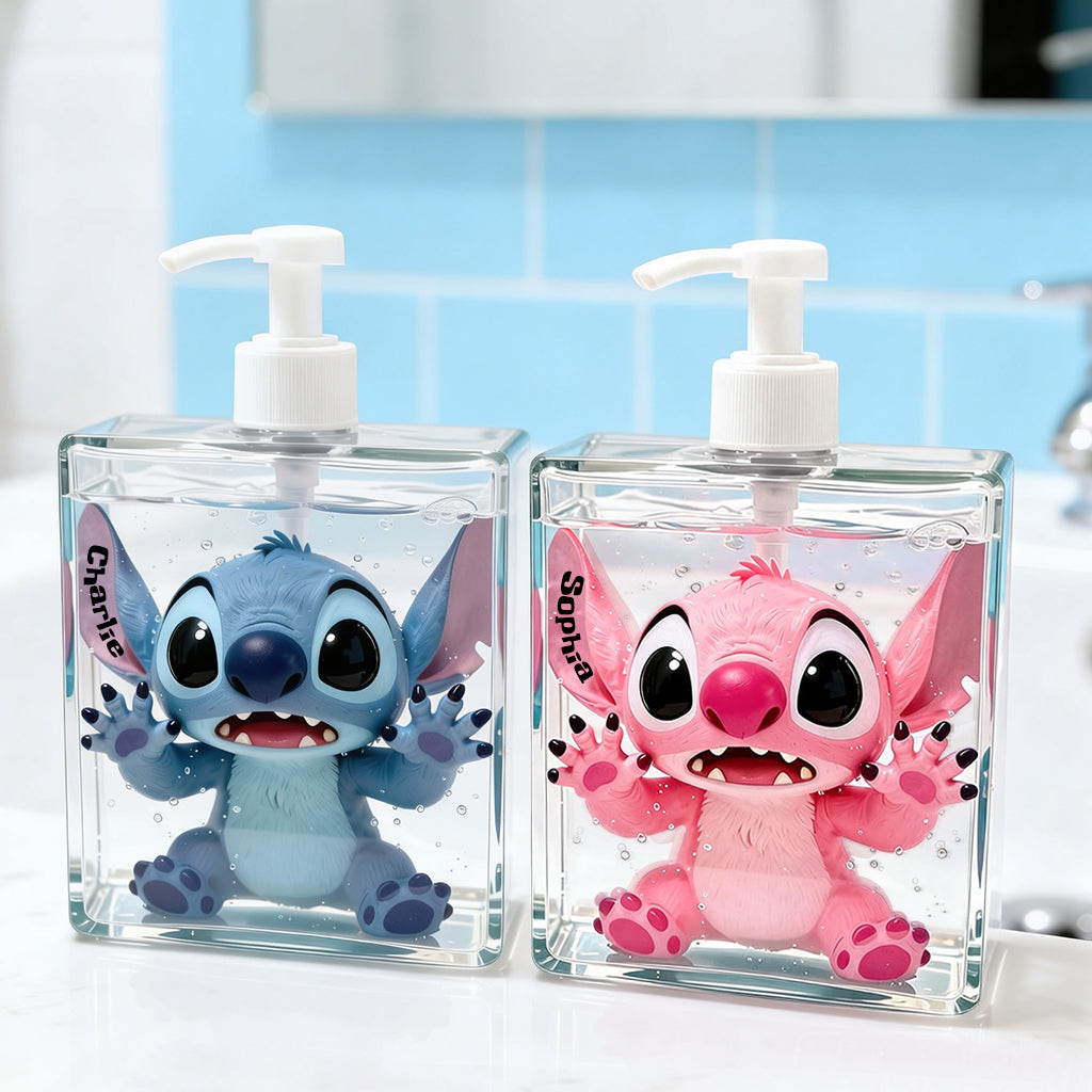 Personalized Pump Dispenser with Custom Design for Kids' Bathroom Pump Dispenser GradoCreations