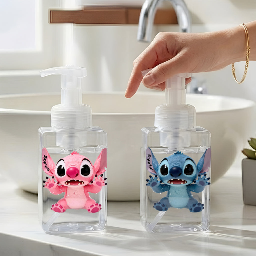Personalized Pump Dispenser with Custom Design for Kids' Bathroom Pump Dispenser GradoCreations