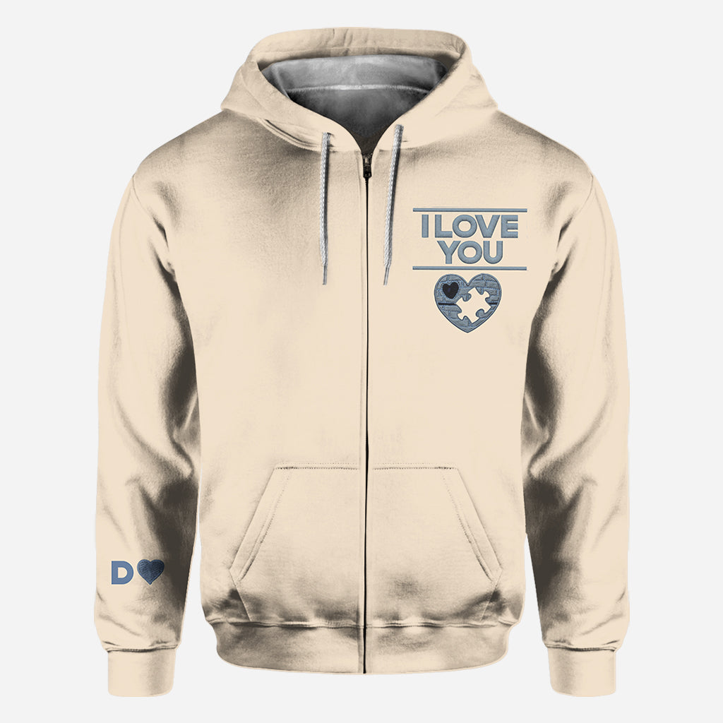 Personalized Love Puzzle Design All Over Shirt Gift for Couple All Over Shirt GradoCreations