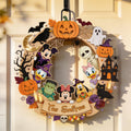 Personalized Halloween Wood Sign Custom Shape Sign for Family Wood Sign GradoCreations