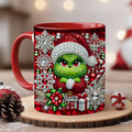 Personalized Grinchmas Accent Mug Custom Name Christmas Gift Accent Mug GradoCreations
