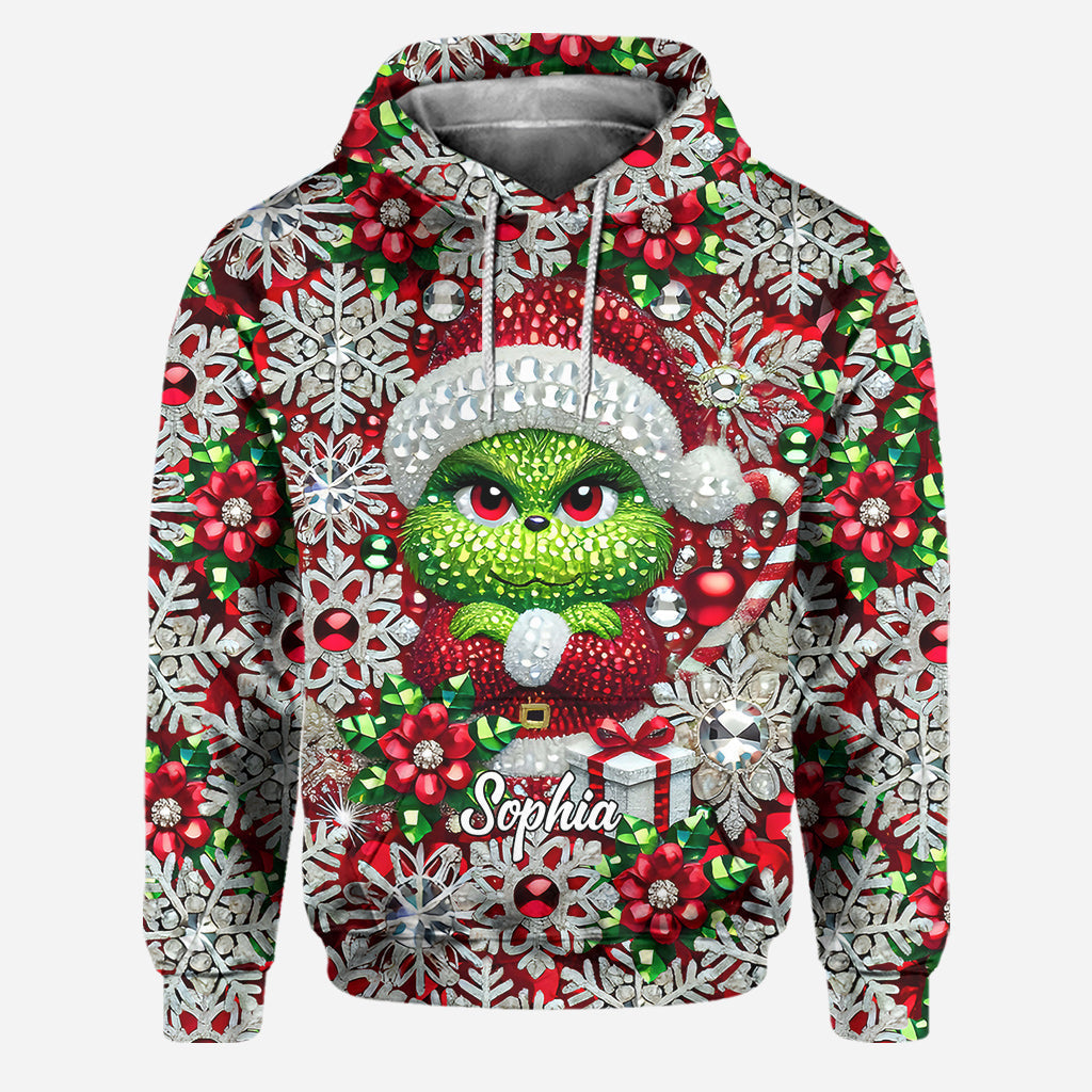 Personalized Merry Grinchmas Hoodie and Leggings Gift for Christmas Hoodie & Leggings GradoCreations
