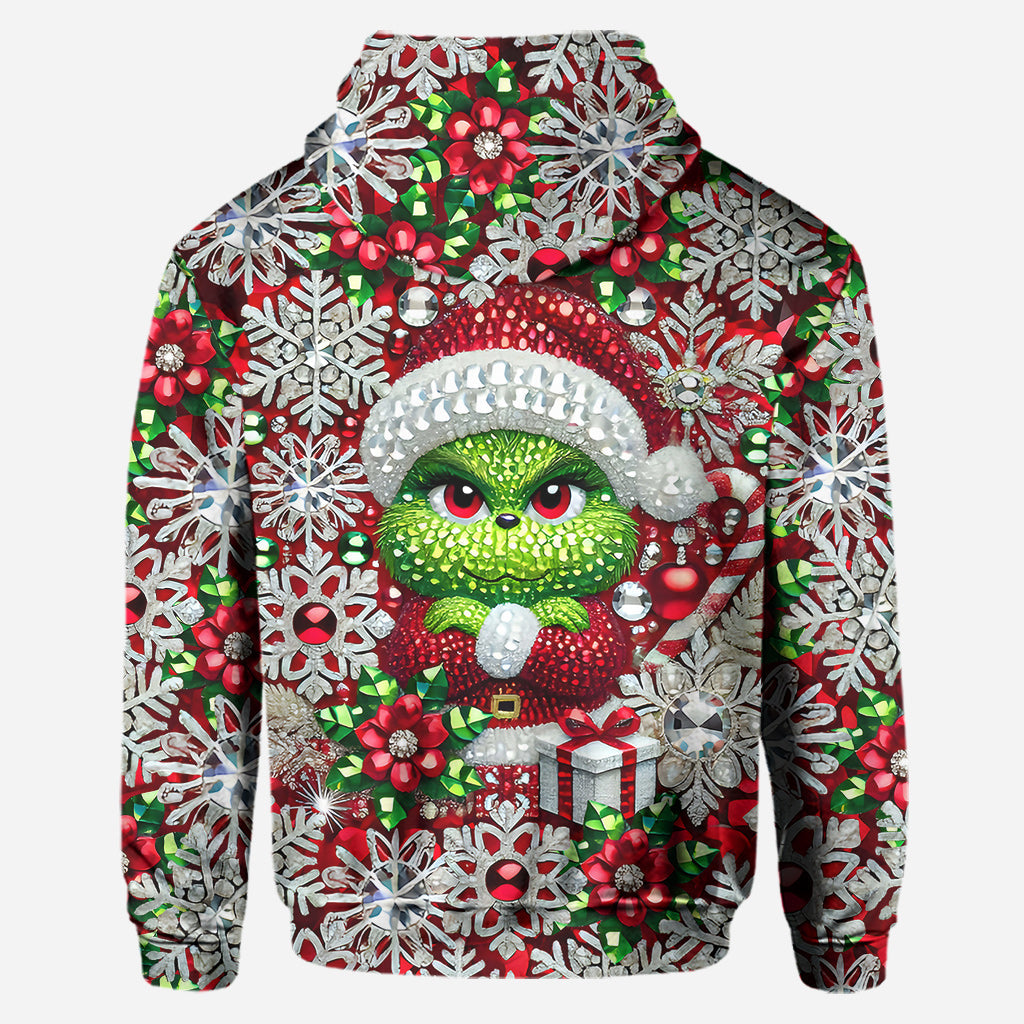 Personalized Merry Grinchmas Hoodie and Leggings Gift for Christmas Hoodie & Leggings GradoCreations
