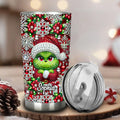 Personalized Merry Grinchmas Tumbler Custom Name Holiday Gift Tumbler GradoCreations