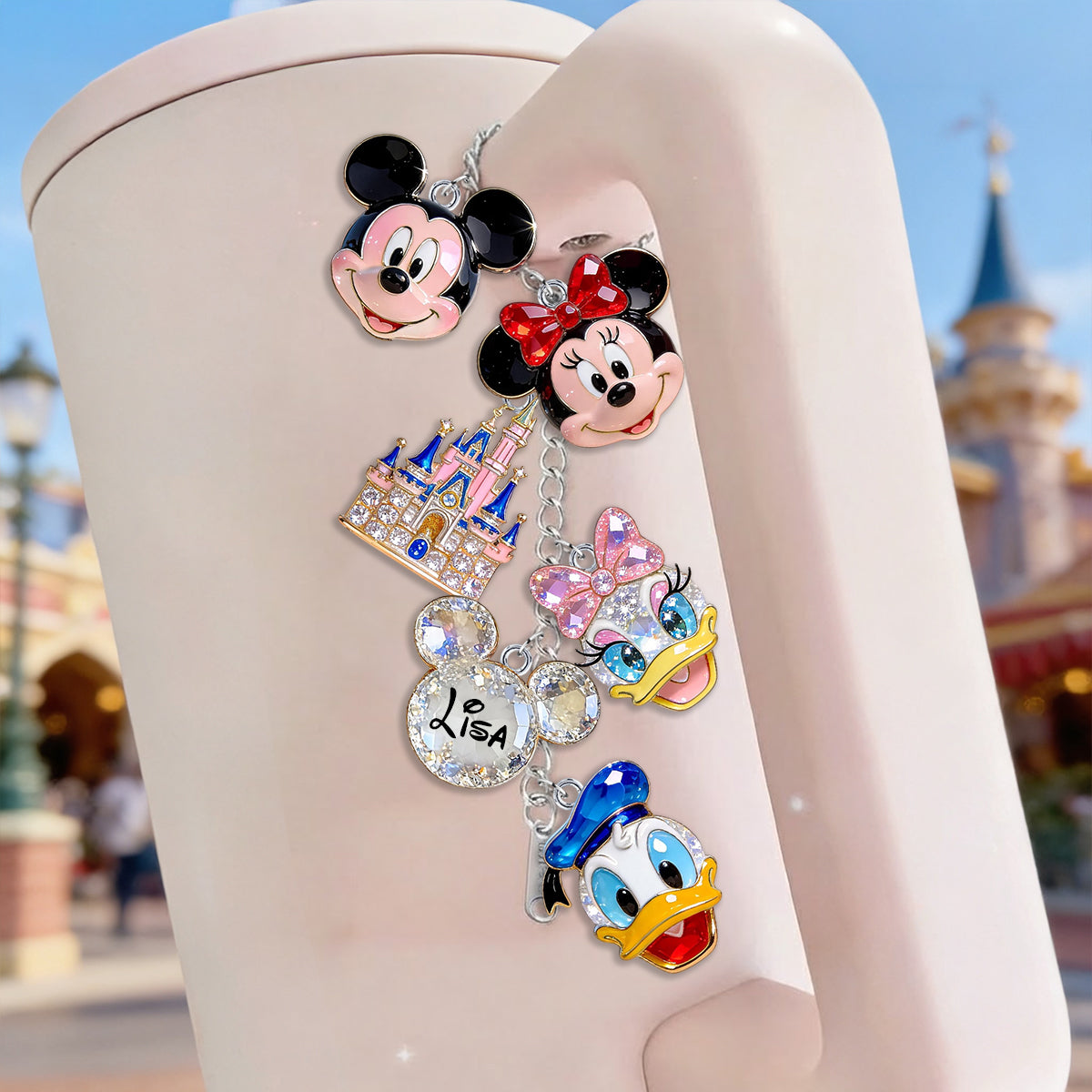 Personalized Dream Trip Dangling Charms Custom Name Gift Dangling Charms GradoCreations