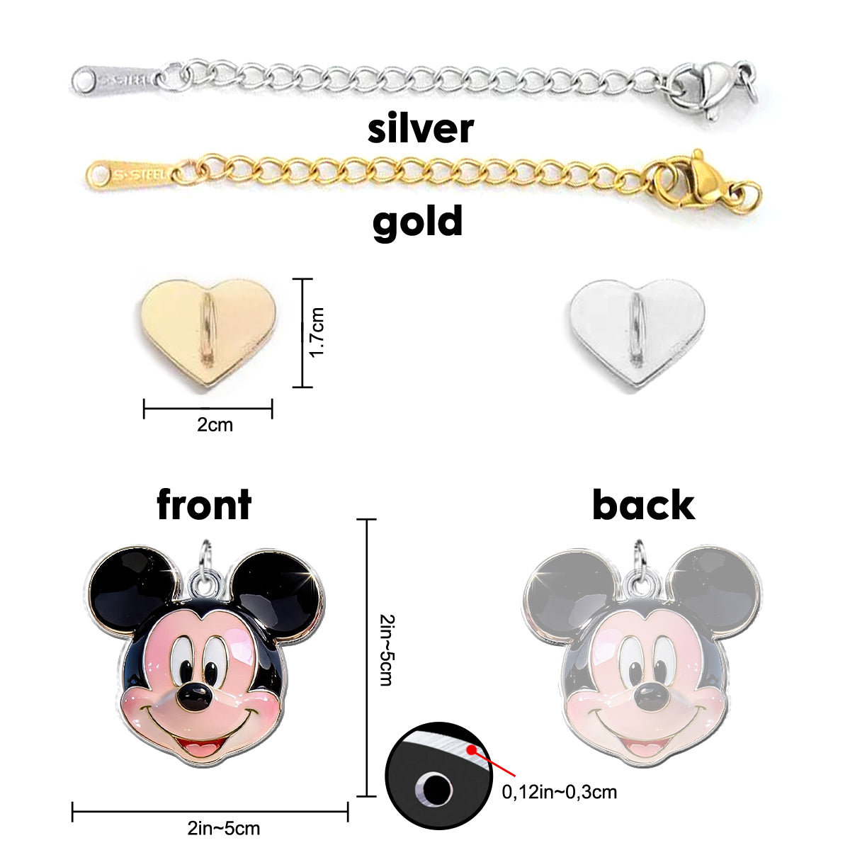 Personalized Dream Trip Dangling Charms Custom Name Gift Dangling Charms GradoCreations