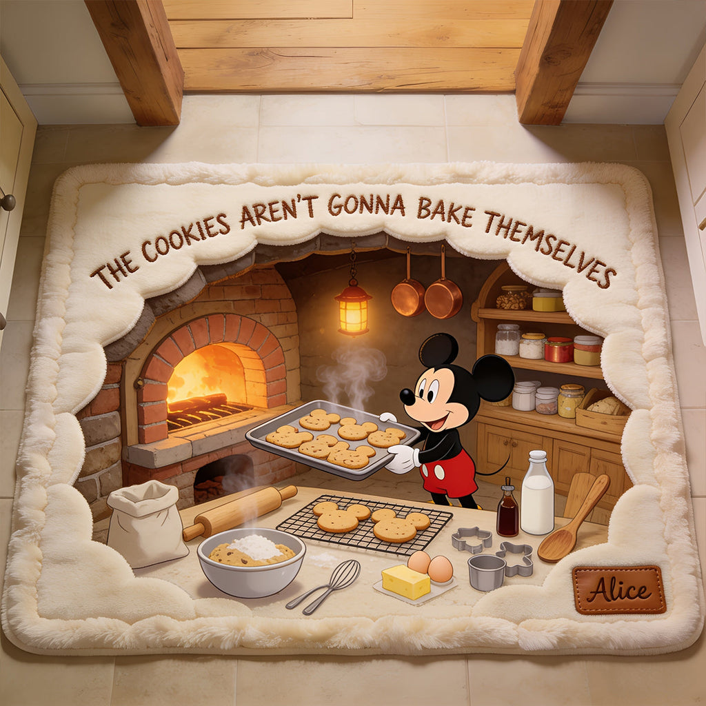 Personalized Non-Slip Tufted Rug with Disney Design for Kids Room Non-Slip Tufted Rug GradoCreations