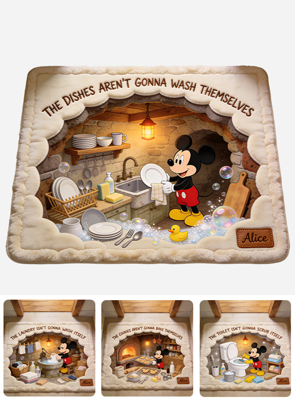 Personalized Non-Slip Tufted Rug with Disney Design for Kids Room Non-Slip Tufted Rug GradoCreations