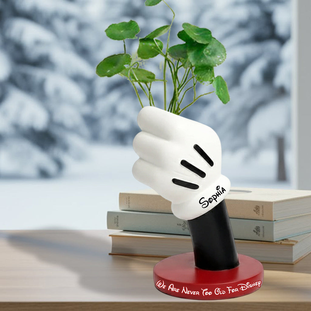 Personalized Disney Mouse Acrylic Flower Vase Custom Gift Custom Shape Acrylic Flower Vase GradoCreations