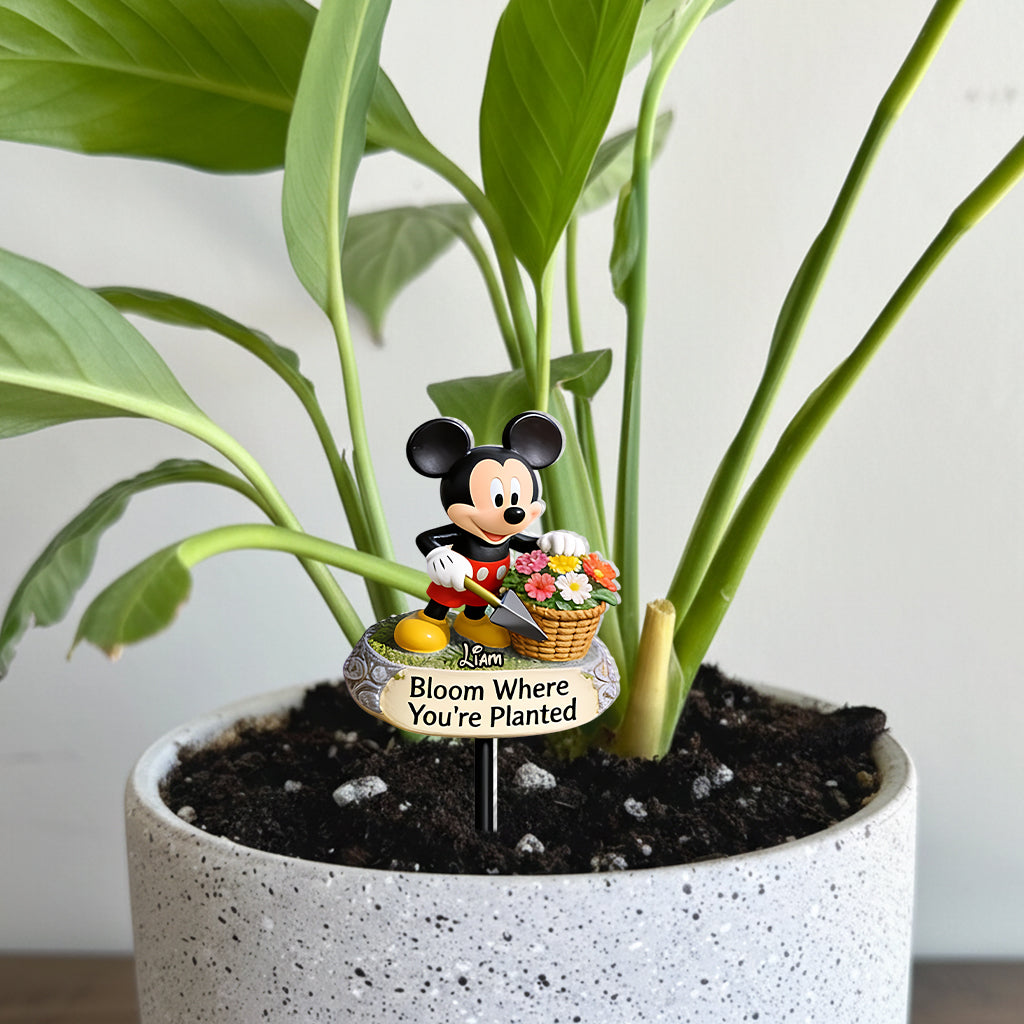 Personalized Acrylic Garden Stake Custom Name Decoration Gift Acrylic Stake GradoCreations