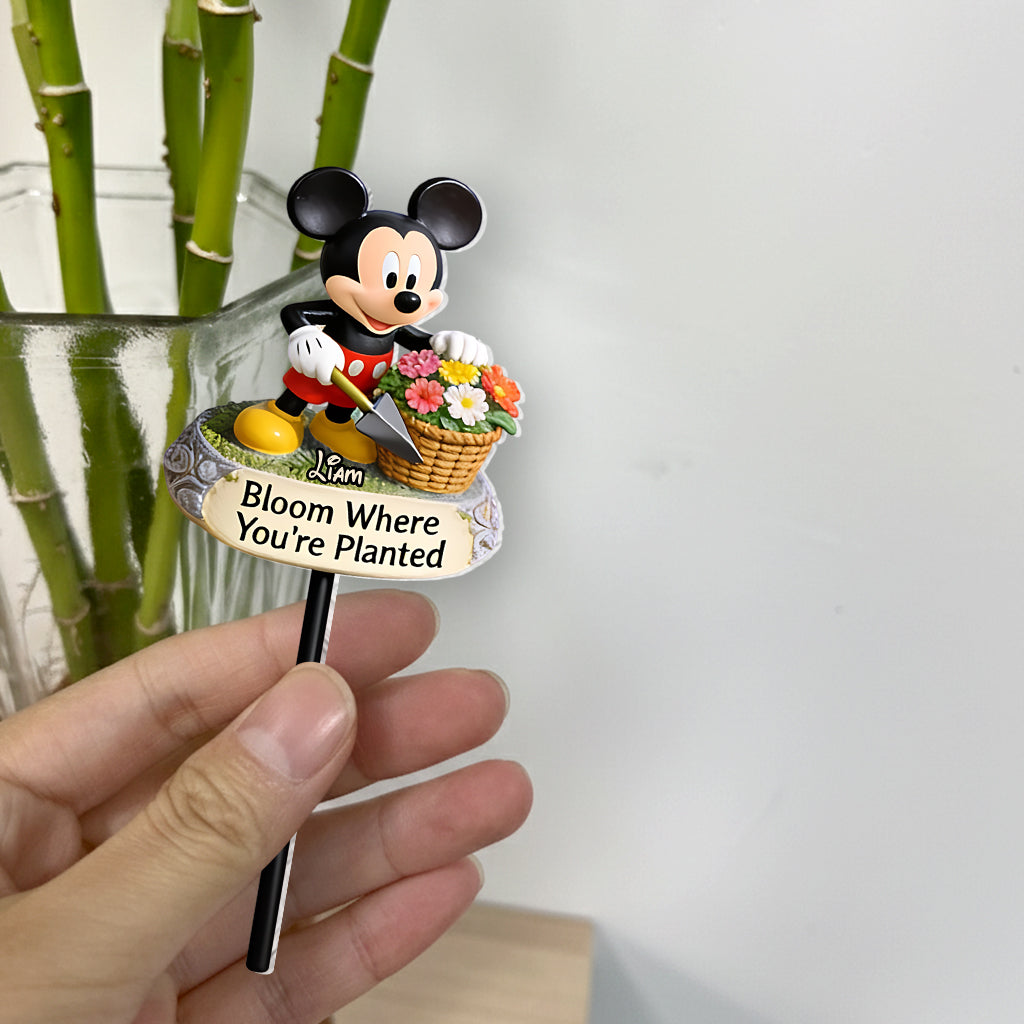 Personalized Acrylic Garden Stake Custom Name Decoration Gift Acrylic Stake GradoCreations