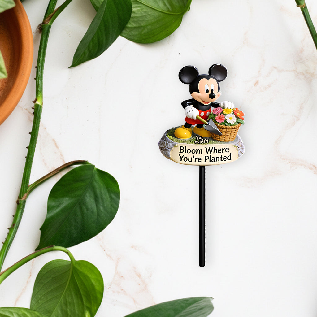 Personalized Acrylic Garden Stake Custom Name Decoration Gift Acrylic Stake GradoCreations