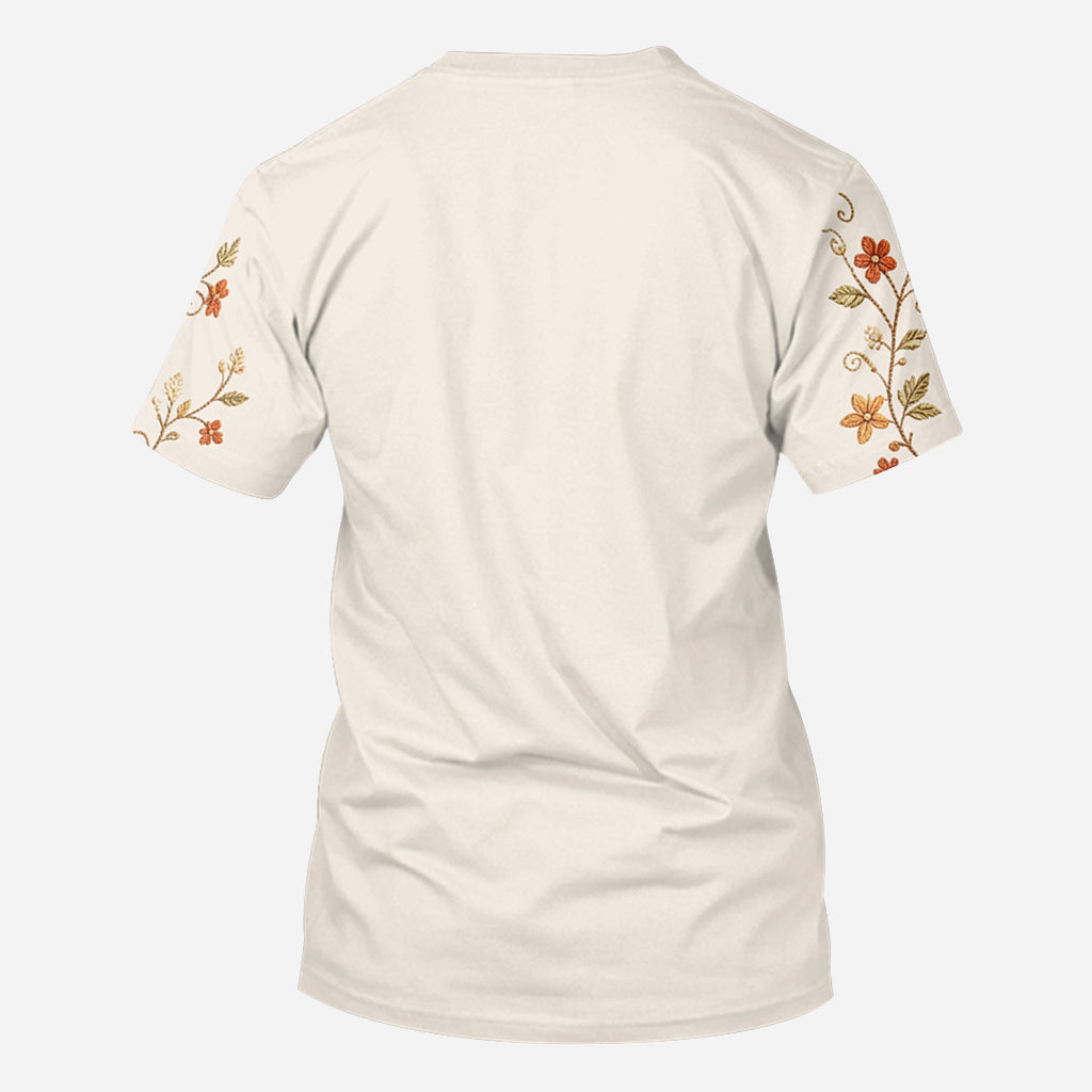Personalized Cartoon Mouse Autumn Vibes All Over Shirt for Kids All Over Shirt GradoCreations
