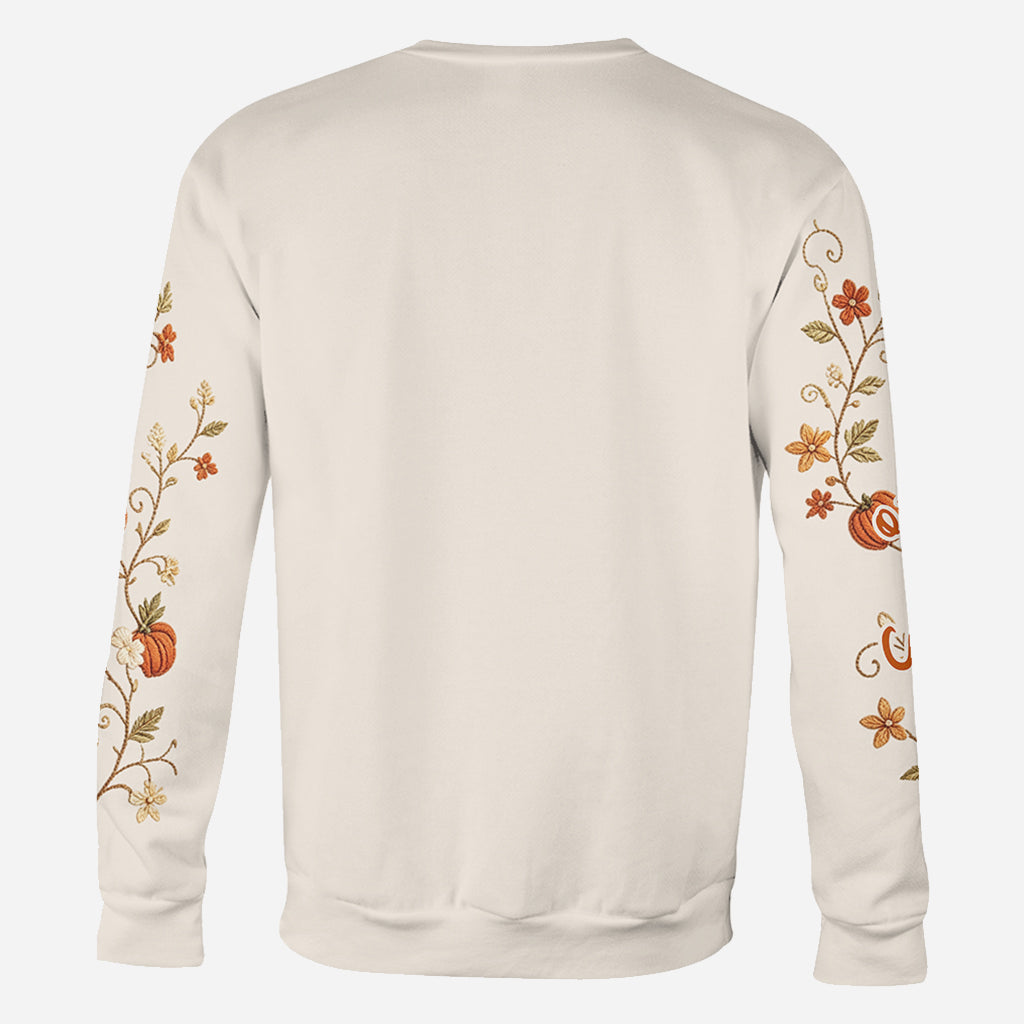Personalized Cartoon Mouse Autumn Vibes All Over Shirt for Kids All Over Shirt GradoCreations