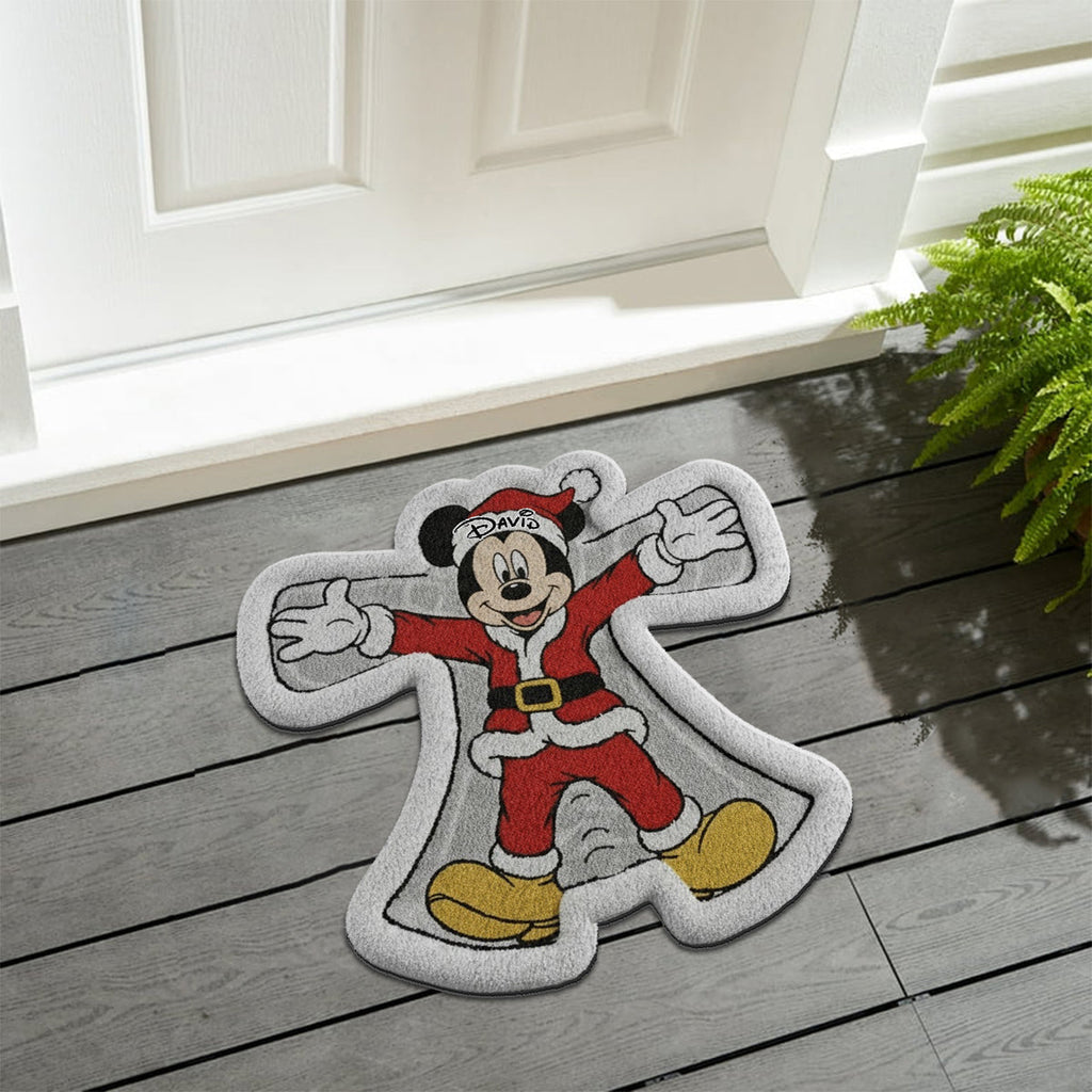 Personalized Disney Snow Angel Non-Slip Rug Custom Name Gift Non-Slip Tufted Rug GradoCreations