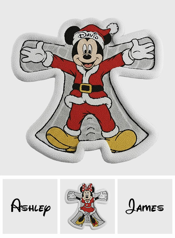 Personalized Disney Snow Angel Non-Slip Rug Custom Name Gift Non-Slip Tufted Rug GradoCreations