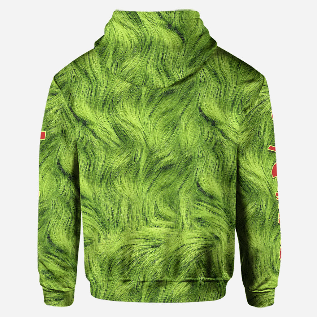 Personalized Grinchmas Hoodie and Leggings Set for Christmas Hoodie & Leggings GradoCreations