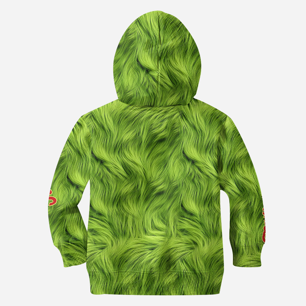 Personalized Grinchmas Hoodie and Leggings Set for Christmas Hoodie & Leggings GradoCreations