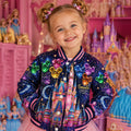 Personalized Disney Castle Varsity Jacket for Kids - Custom Magic Gift Varsity Jacket GradoCreations