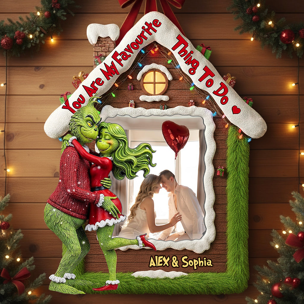 Personalized LED Wall Mirror Christmas Gift with Custom Names Wall Mirror With LED Light GradoCreations