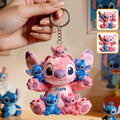 Personalized Ohana Plush Keychain Custom Family Gift for Mom Plush Keychain GradoCreations