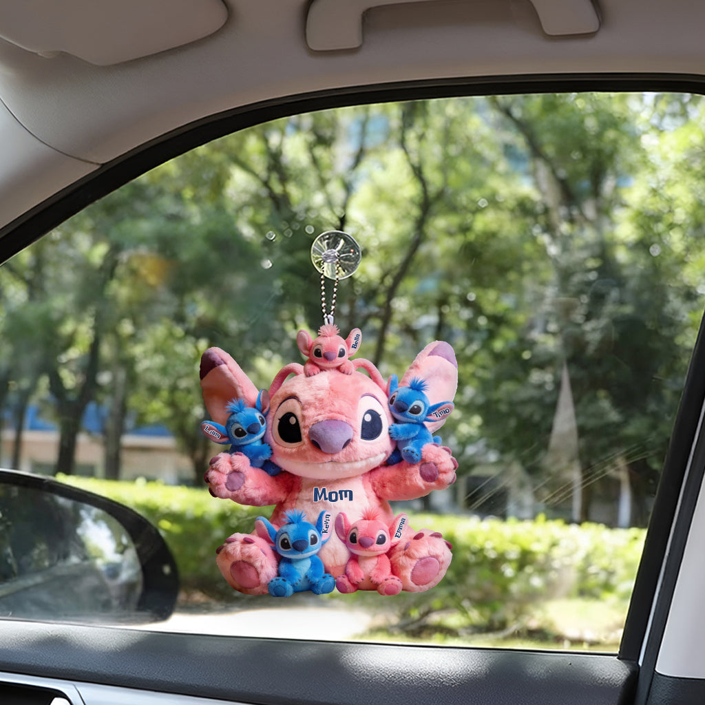 Personalized Ohana Plush Keychain Custom Family Gift for Mom Plush Keychain GradoCreations