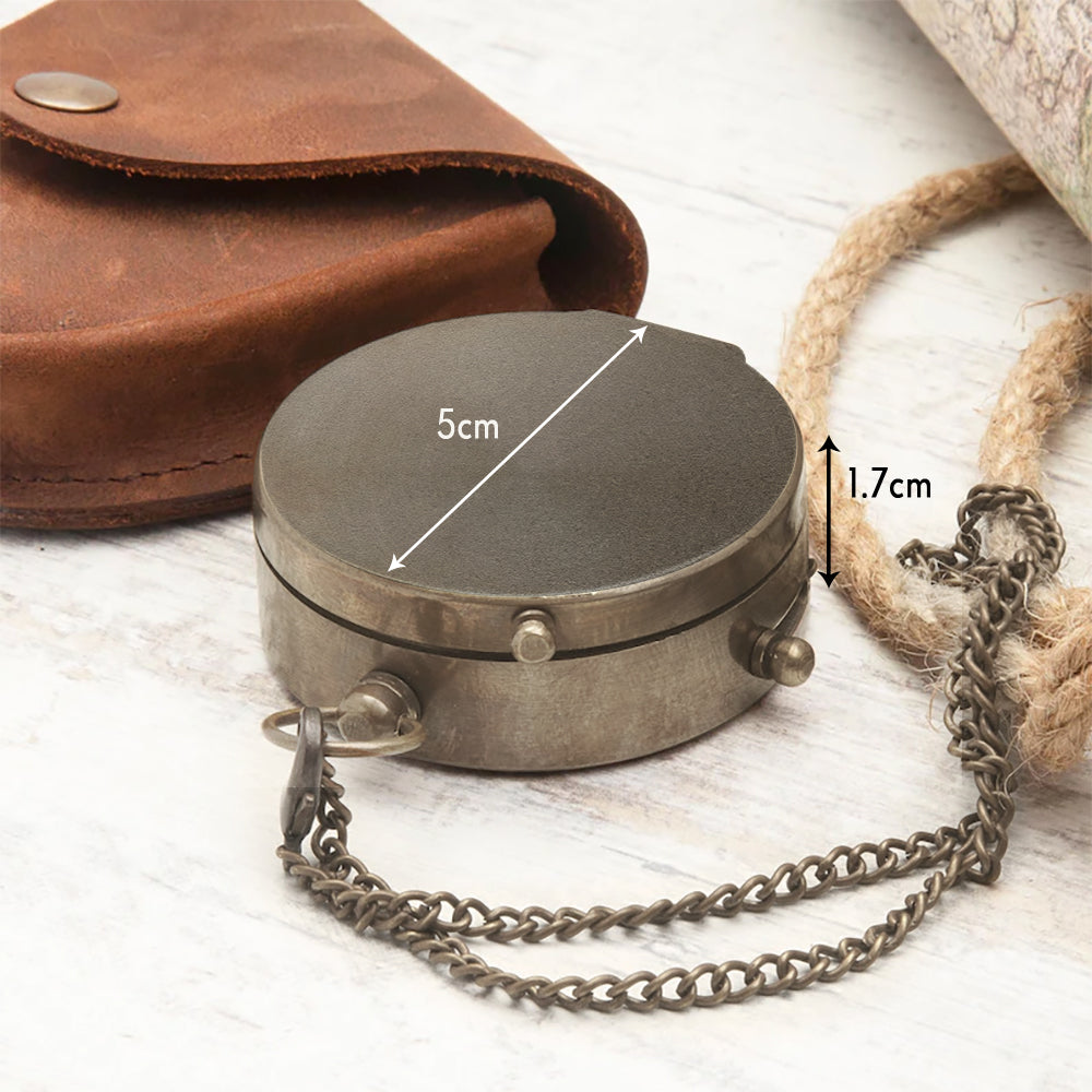 Personalized Couple Compass Gift for Anniversary or Christmas Compass GradoCreations