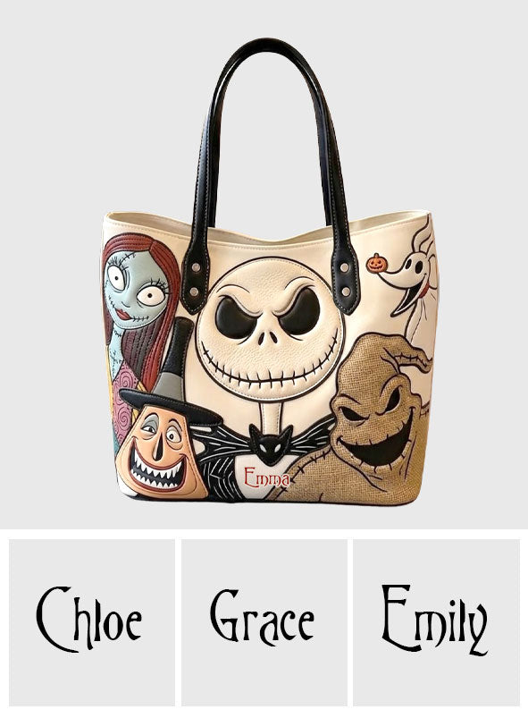 Personalized Nightmare Tote Bag with Character Design for Disney Fans Tote Bag GradoCreations