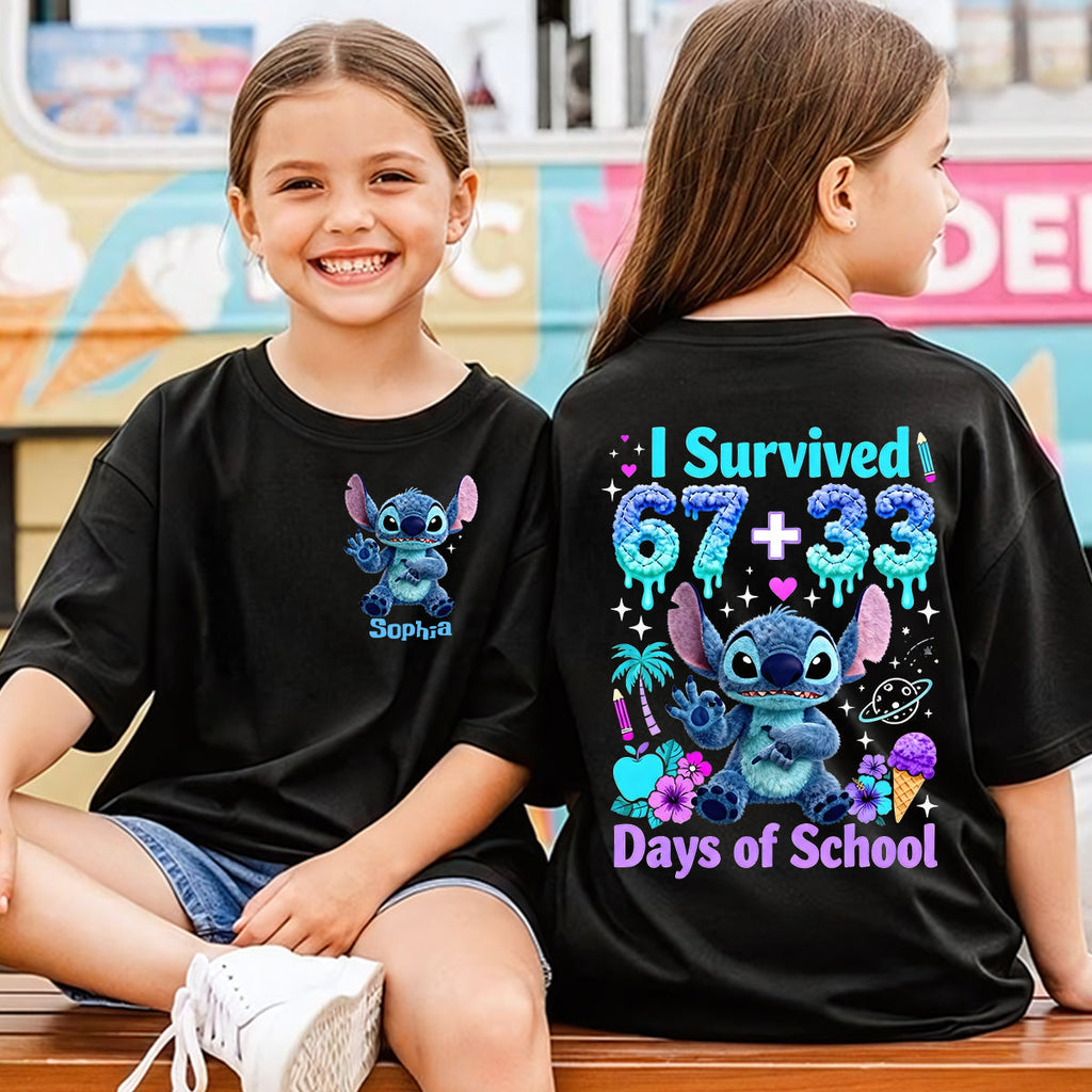 Personalized Cute Alien T-shirt & Hoodie for Kids - Ohana Gift T-shirt & Hoodie GradoCreations