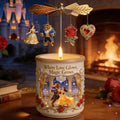Personalized Beauty and the Beast Spinning Candle Holder Gift Spinning Candle Holder GradoCreations