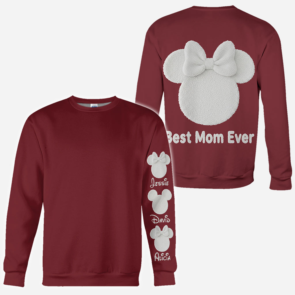 Personalized Best Mom Ever All Over Shirt Custom Design Gift All Over Shirt GradoCreations