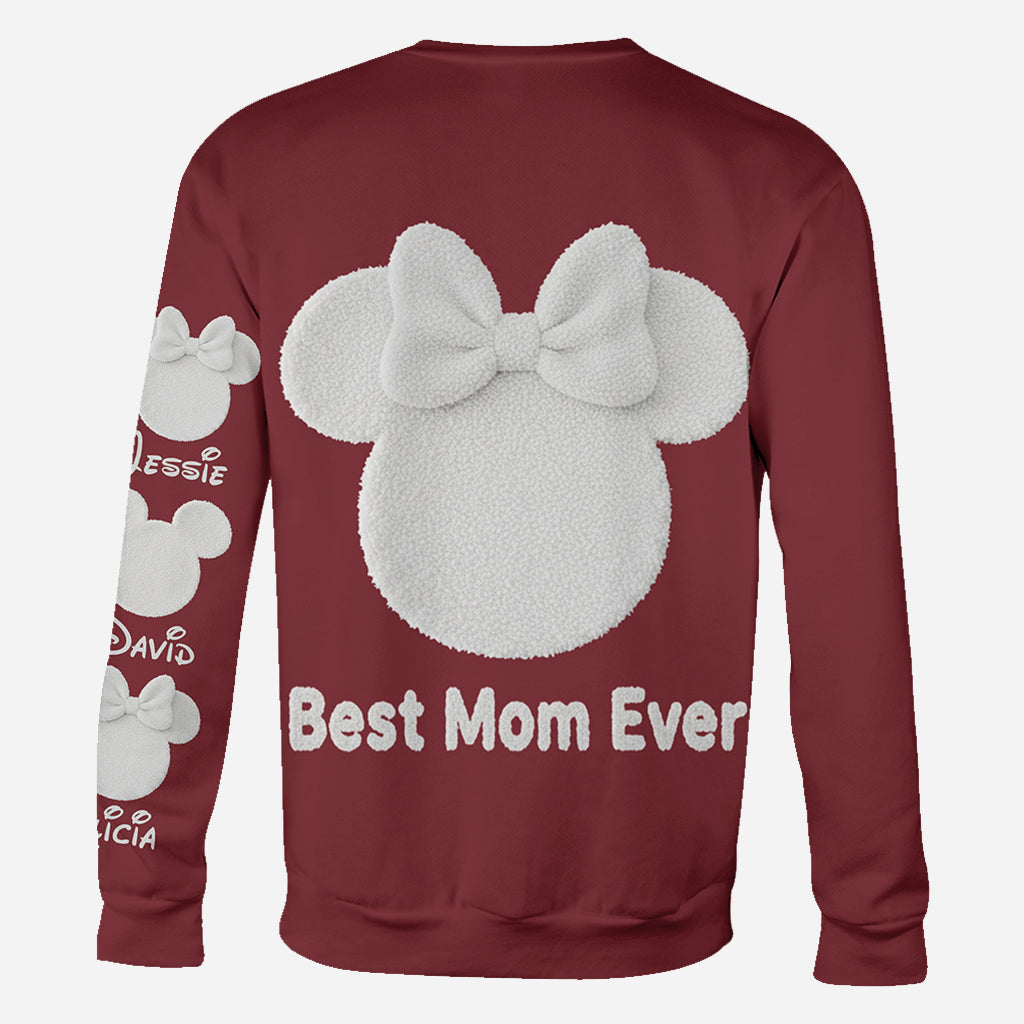 Personalized Best Mom Ever All Over Shirt Custom Design Gift All Over Shirt GradoCreations