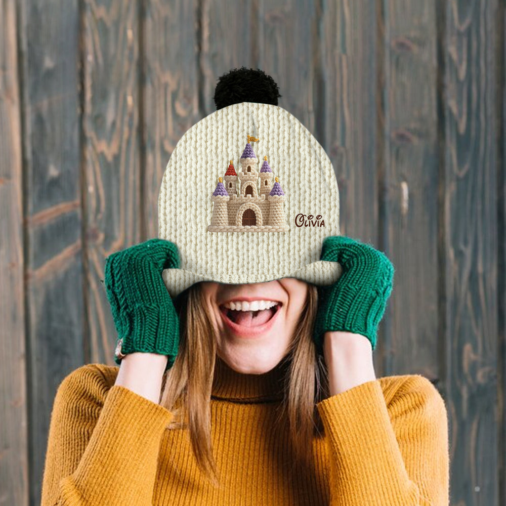 Personalized Disney Beanie Hat with Custom Name for Kids & Adults Beanie Hat GradoCreations