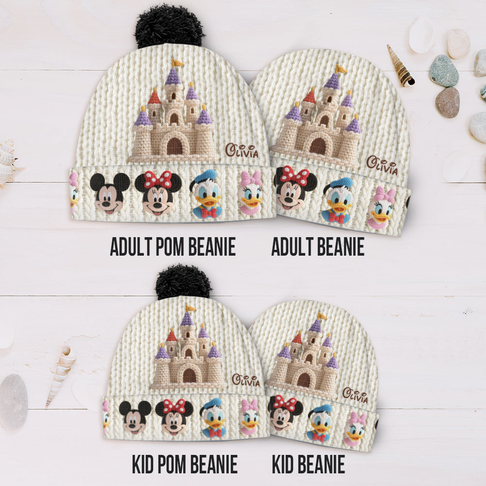Personalized Disney Beanie Hat with Custom Name for Kids & Adults Beanie Hat GradoCreations