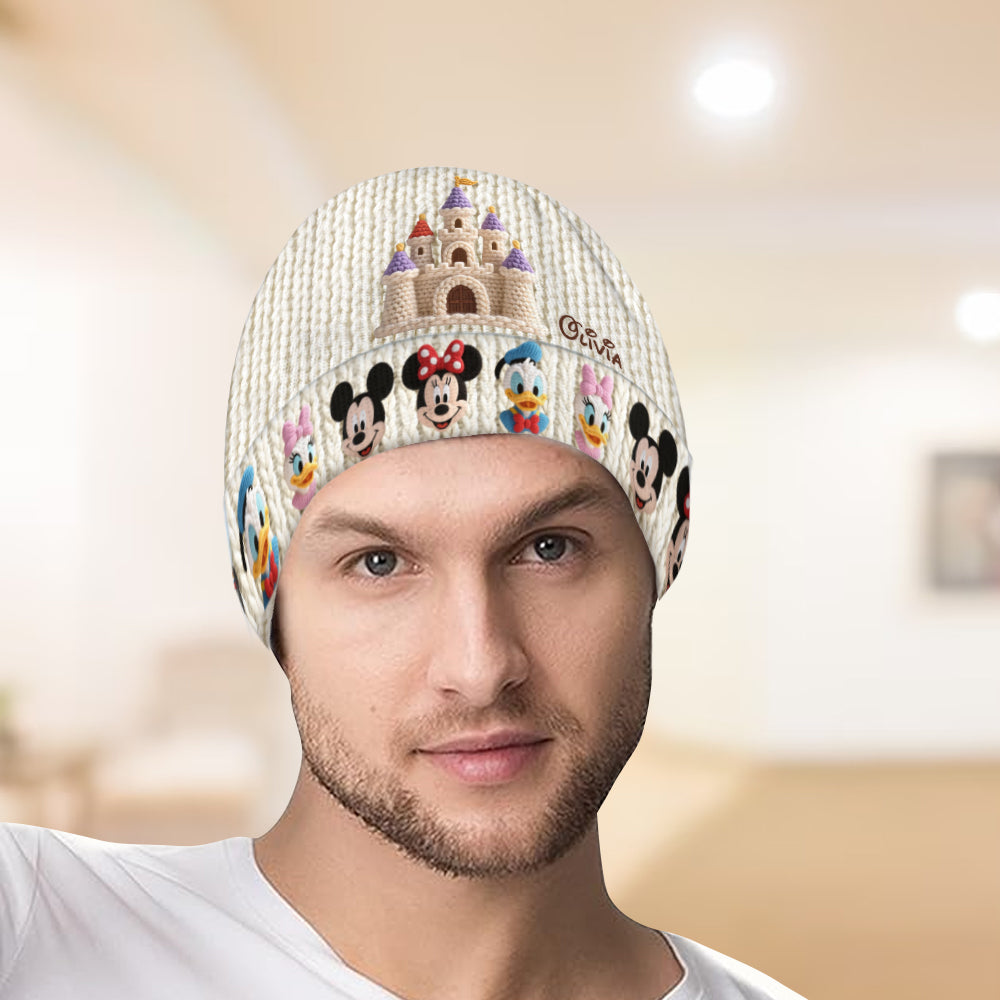 Personalized Disney Beanie Hat with Custom Name for Kids & Adults Beanie Hat GradoCreations