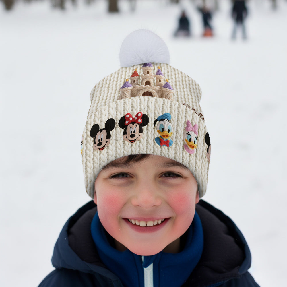 Personalized Disney Beanie Hat with Custom Name for Kids & Adults Beanie Hat GradoCreations