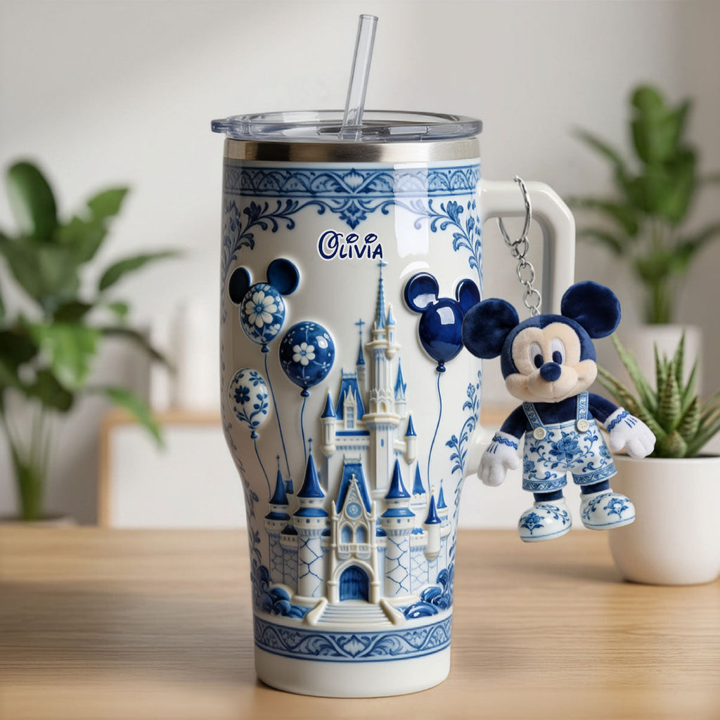 Personalized 40oz Tumbler with Handle for Movie Fans Gift Tumbler GradoCreations