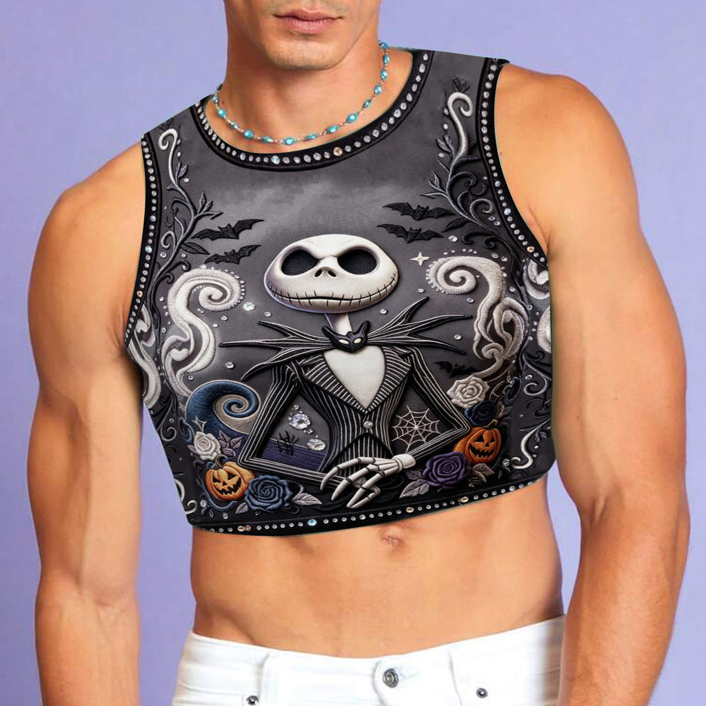 Personalized Halloween Flare Pants & Crop Tank Top Gift Idea Flare Pants & Crop Tanktop GradoCreations
