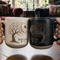 Personalized Nightmare Printed Pottery Mug Unique Couple Gift Printed Pottery Mug GradoCreations