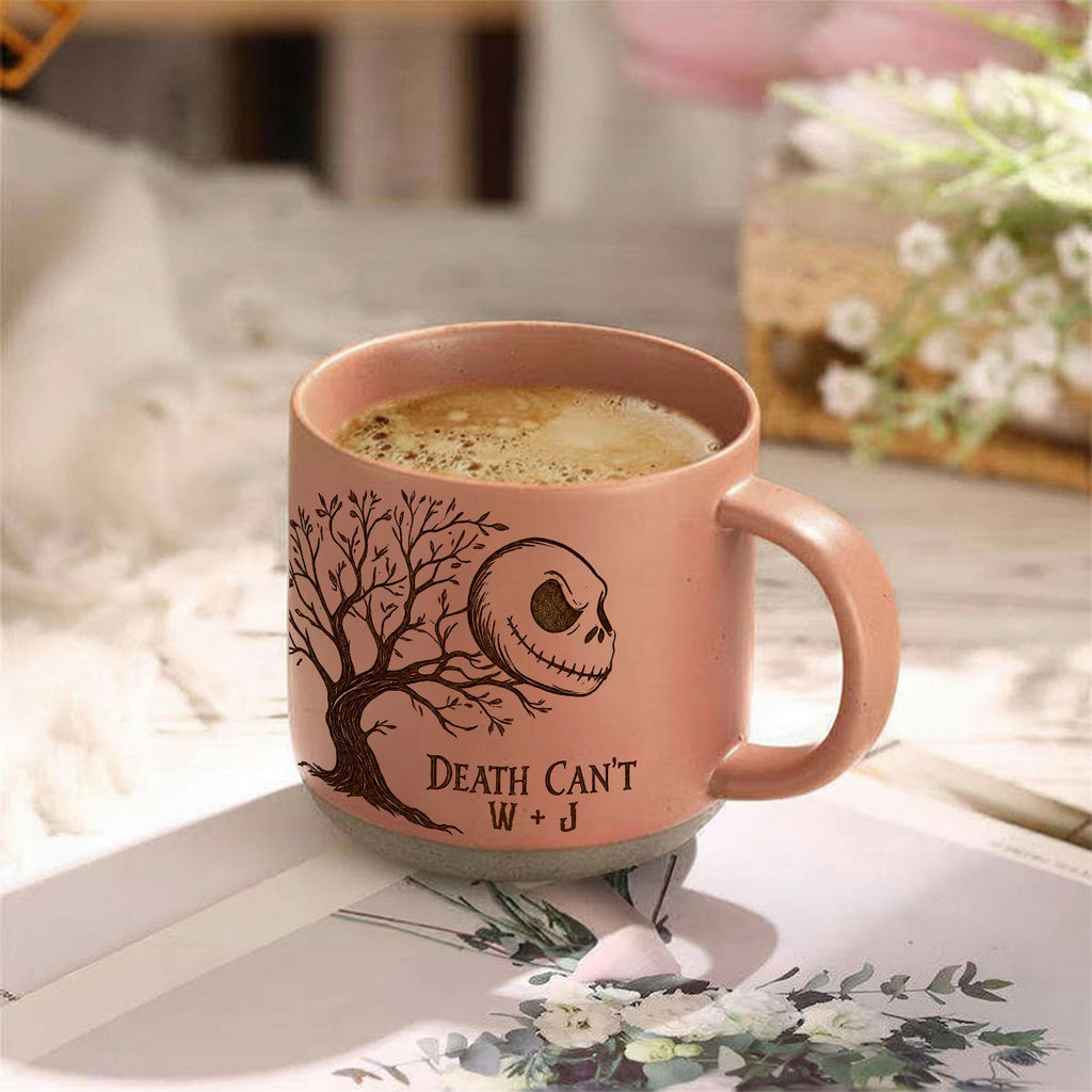 Personalized Nightmare Printed Pottery Mug Unique Couple Gift Printed Pottery Mug GradoCreations
