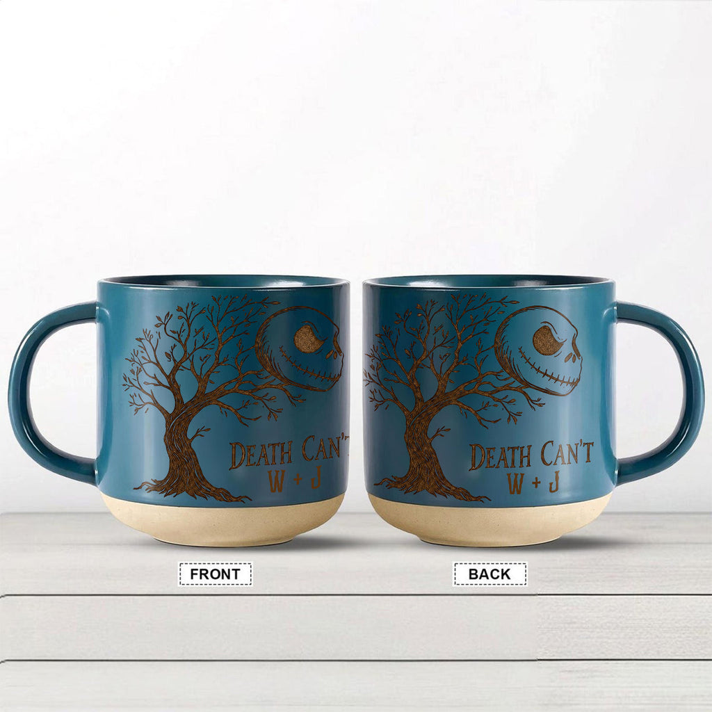 Personalized Nightmare Printed Pottery Mug Unique Couple Gift Printed Pottery Mug GradoCreations