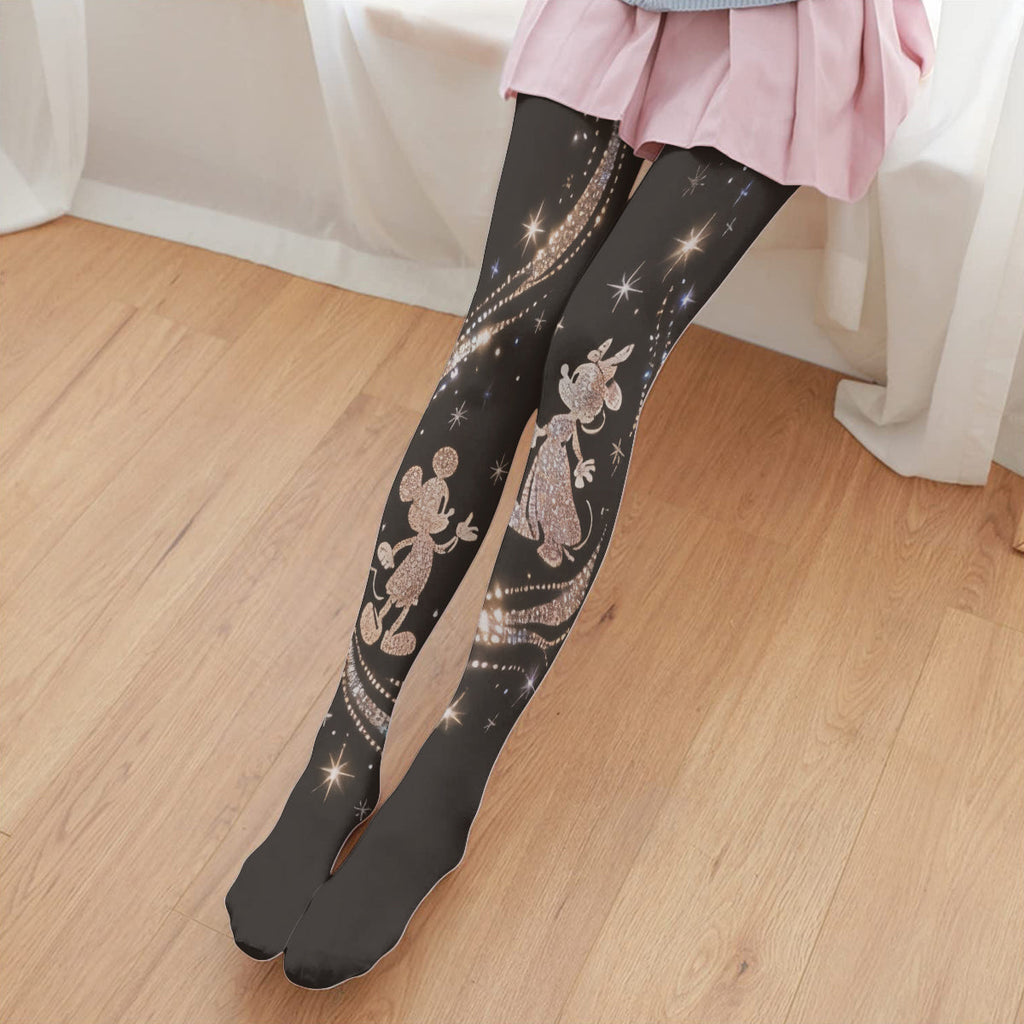 Personalized 3D Disney Themed Women Pantyhose Tights Gift Women Pantyhose Tights GradoCreations