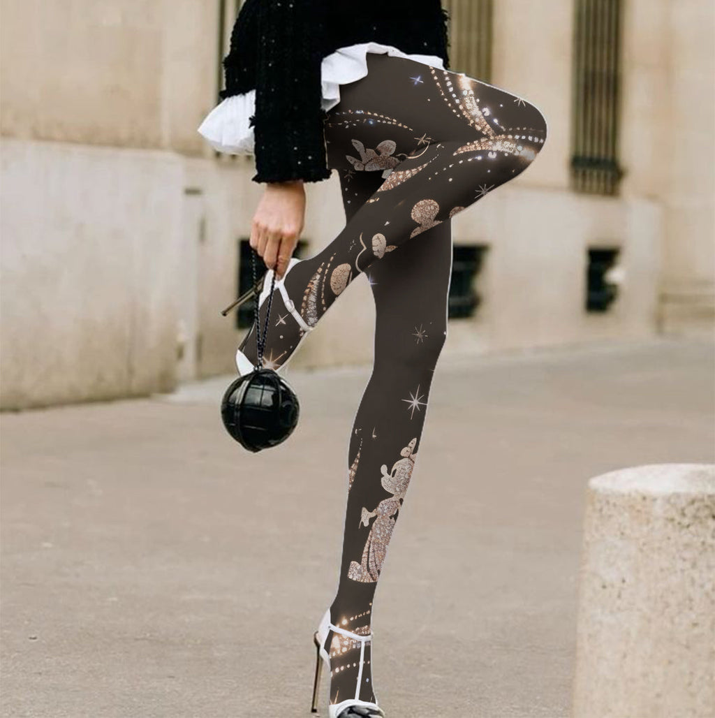 Personalized 3D Disney Themed Women Pantyhose Tights Gift Women Pantyhose Tights GradoCreations