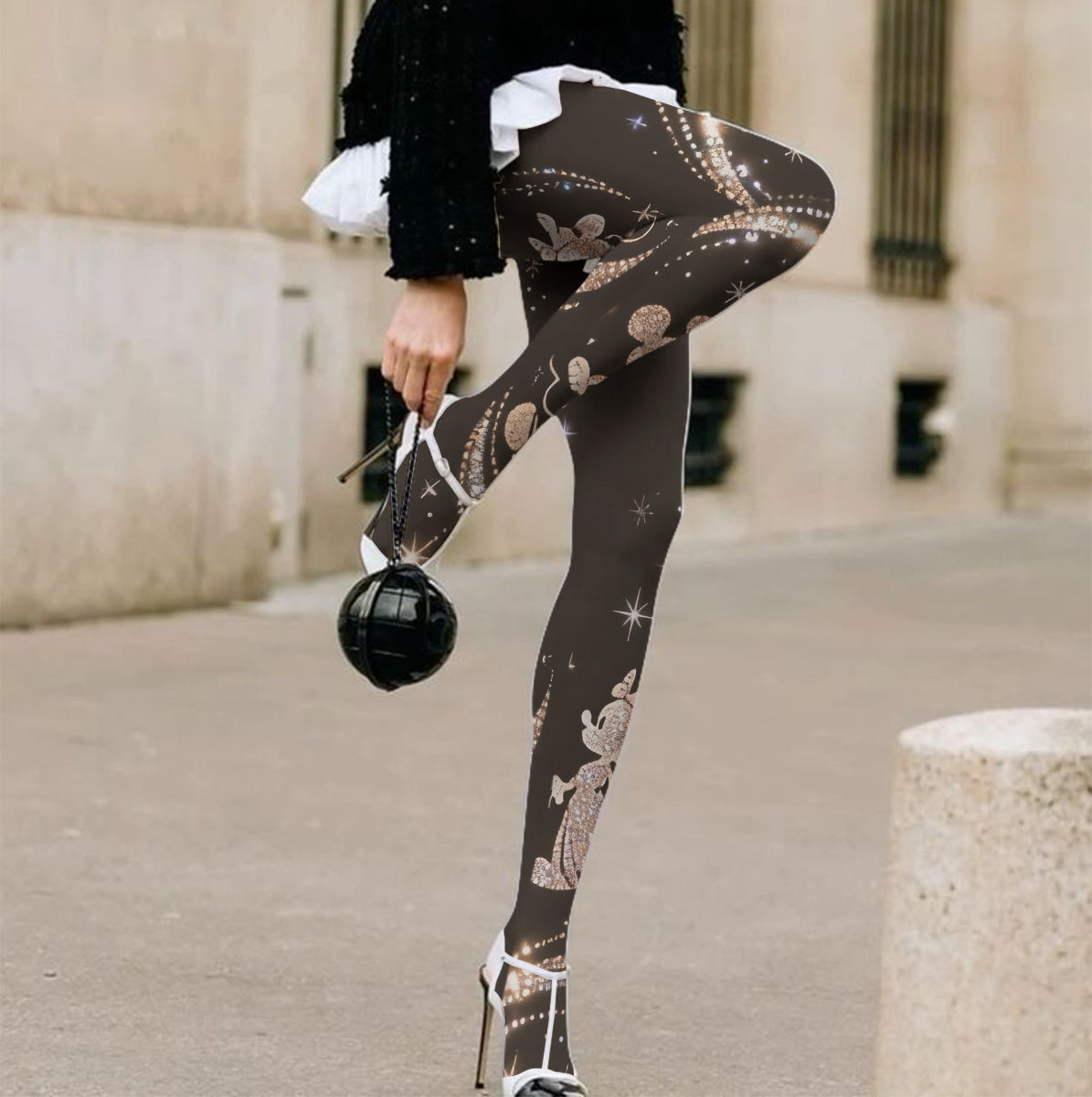 Personalized 3D Disney Themed Women Pantyhose Tights Gift Women Pantyhose Tights GradoCreations