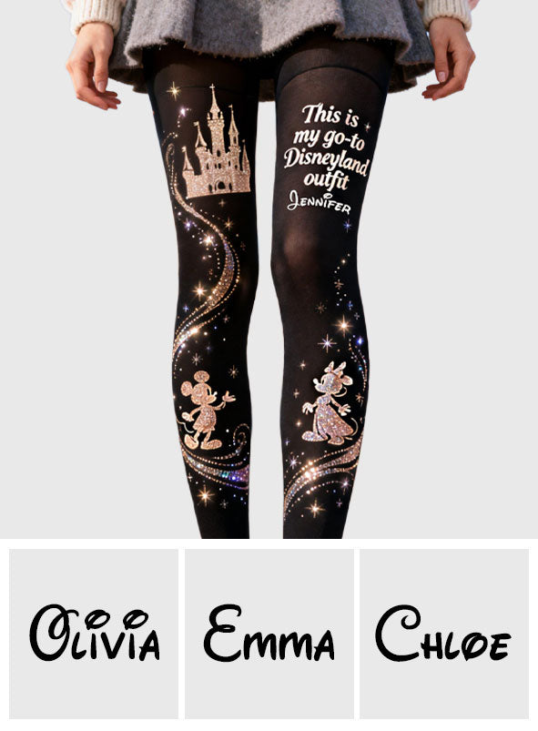 Personalized 3D Disney Themed Women Pantyhose Tights Gift Women Pantyhose Tights GradoCreations