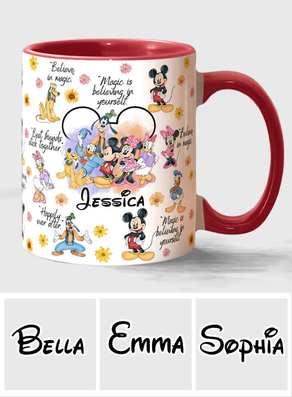 Personalized Magical Moments Accent Mug Custom Name Gift Accent Mug GradoCreations