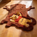 Personalized Cute Bear Tufted Rug Soft Non-Slip Gift for Kids Non-Slip Tufted Rug GradoCreations